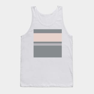 An enchanting jumble of Alabaster, Grey, Gray (X11 Gray) and Light Grey stripes. Tank Top